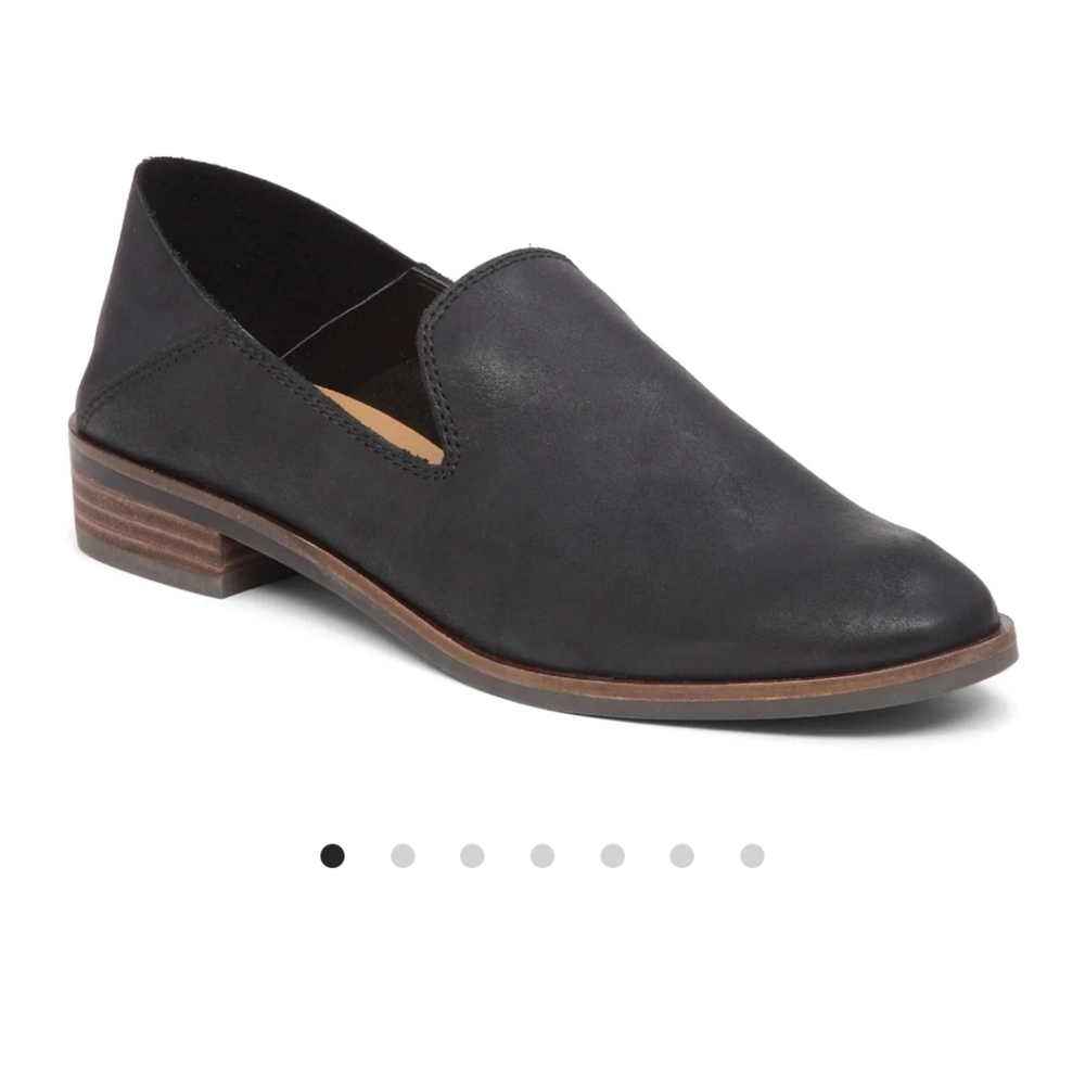 Lucky Brand Black Leather Loafers